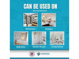 Smartseal - Anti Mould Paint - Mountain Stone (2.5L) For Bathroom, Kitchen And Bedroom Walls & Ceilings -Protection Against Mould - thumbnail 5