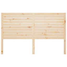 Berkfield Bed Headboard 141X4X100 Cm Solid Wood Pine - thumbnail 3