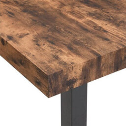 Furniture in Fashion Topaz Wooden Bar Table Square In Rustic Oak - thumbnail 6