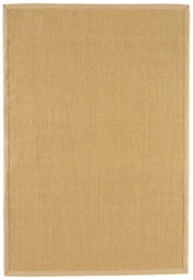 Natural Plain Easy To Clean Bordered Rug For Dining Room Bedroom And Living Room-68 X 300Cm (Runner) - thumbnail 2