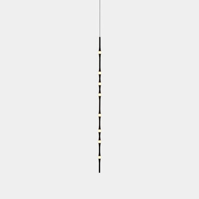 Luminosa Lighting Luminosa Dew Slim Pendant Ceiling Light 170Cm Black Led 21.1W 2700K Dali Dimming - image 1