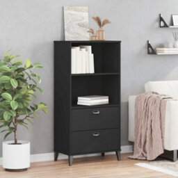 Berkfield Industrial Bookcase Viken Black 60X35X123 Cm Engineered Wood - thumbnail 3
