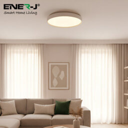 Ener-J 24W Scenic Surface Led Ceiling Light 380mm Round Cct Rgbic White - thumbnail 5