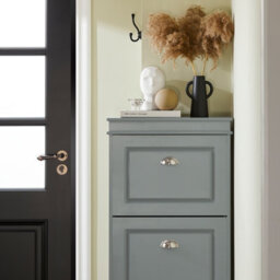 Sobuy Shoe Cabinet With 3 Flip Drawers Storage 8 Pairs With Seat Cushion Fsr94-Hg - Gray - thumbnail 4