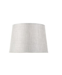 Lighting Supermarket Bergen Slimline Silver Chrome Candlestick Table Lamp With Grey Linen Shade - thumbnail 5