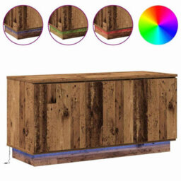 Berkfield Tv Cabinet Old Wood 100X38X49 Cm Engineered Wood - thumbnail 4