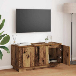 Berkfield Tv Cabinet Old Wood 100X38X49 Cm Engineered Wood - thumbnail 1