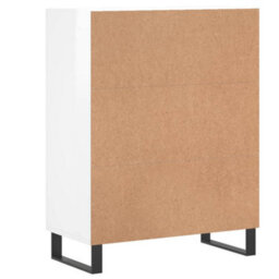 Berkfield Modern Sideboard High Gloss White 69.5X34X90 Cm Engineered Wood - thumbnail 8