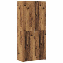 Walplus Highboard Old Wood 40 X 42.5 X 185 Cm Engineered Wood - thumbnail 2