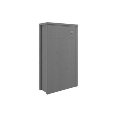 Exbury Grey Ash Traditional Freestanding Toilet Cabinet (H)852mm X (W)508mm - image 1