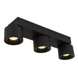 Luminosa Lighting Luminosa Rae Ceiling Spotlight Bar Matt Black 3X Led 3000K - thumbnail 5