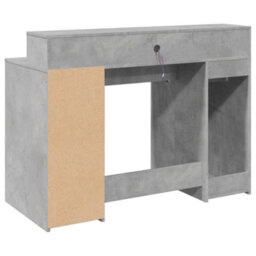 Walplus Desk With Led Lights Concrete Grey 120X55X91 Cm Engineered Wood - thumbnail 8