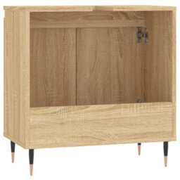Berkfield Industrial Bathroom Cabinet Sonoma Oak 58X33X60 Cm Engineered Wood - thumbnail 7