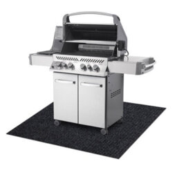 RugsX Protective Grill Mat 2057 For The Terrace, Outdoor - Anthracite  80X150 Cm - thumbnail 1