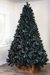 Christmas Tree World The 7Ft/210Cm Black Iridescence Pine Christmas Tree