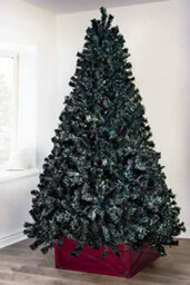 Christmas Tree World The 7Ft/210Cm Black Iridescence Pine Christmas Tree - thumbnail 9