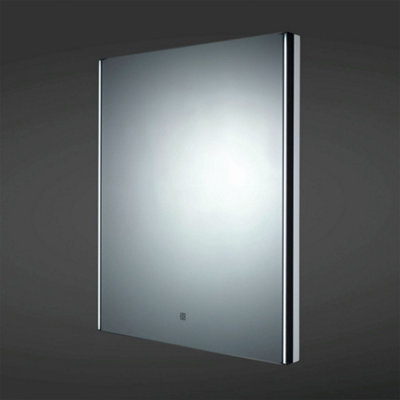 RAK Ceramics Rak Resort 650X800mm Rectangular Led Illuminated Bathroom Mirror With Touch Sensor, Demister & Shaving Socket, Ip44 Rated