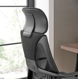 Furniturebox Uk Ubico Black Mesh And Fabric Office Chair - thumbnail 7