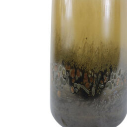 Vanity Living 34Cm Brown Handmade Glass Vase, Medium Decorative Vase For Living Room - thumbnail 3