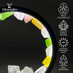 Cello Gleneagles Circle Earth Led Natural Crystal Lamp Natural Crystals Multicolor  Dimmable Led - thumbnail 3