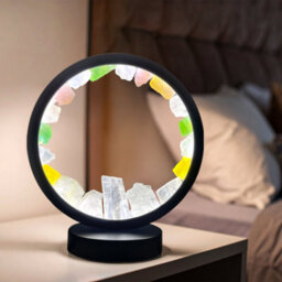 Cello Gleneagles Circle Earth Led Natural Crystal Lamp Natural Crystals Multicolor  Dimmable Led - thumbnail 5