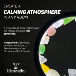 Cello Gleneagles Circle Earth Led Natural Crystal Lamp Natural Crystals Multicolor  Dimmable Led - thumbnail 4