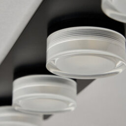 Litecraft Bolton Black 4 Light Led Bathroom Ceiling Spotlight Bar - thumbnail 5