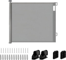 "140Cm Wide Retractable Baby Gate For Stairs Doorways Extendable 55"" Wide Mesh Safety Gate, One-Handed Child & Pet Safety Barrier" - thumbnail 1