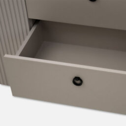 Heze Furniture Bella 3 Drawers 2 Door Modern Loft Style Sideboard - thumbnail 4