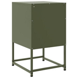 Berkfield Bedside Cabinets 2 Pcs Olive Green 36X39X60.5 Cm Steel - thumbnail 8