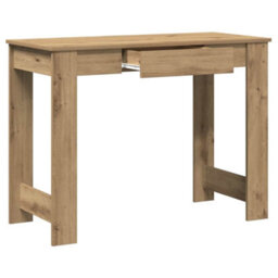 Berkfield Desk Artisan Oak 100X45X75 Cm Engineered Wood - thumbnail 5