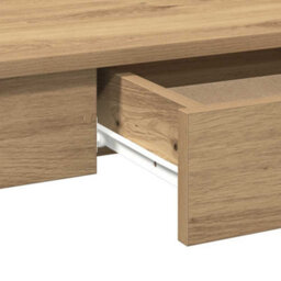 Berkfield Desk Artisan Oak 100X45X75 Cm Engineered Wood - thumbnail 8