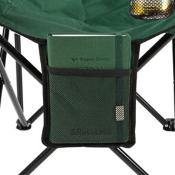 Taylor & Brown Set Of 2 Folding Camp Chairs  Lightweight, Portable With Cup Holder, Side Pocket & Bag For Camping & Outdoor Use - thumbnail 3