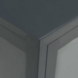 Berkfield Classic Sideboard Anthracite 105X35X70 Cm Steel And Glass - thumbnail 8