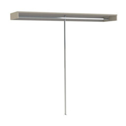 Spacepro Pebble Grey Large Wardrobe Bedroom Hanging Shelf & Hanging Rail Storage Kit (H)2800mm (L)2400mm (D)500mm - thumbnail 1