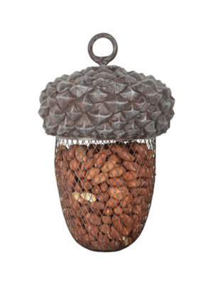 Fallen Fruits Iron Acorn Bird Feeder - image 1