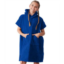 Towel City Childrens/kids Hooded Towel Royal Blue (6-9 Years)