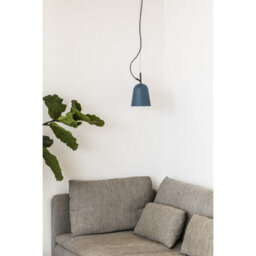 Luminosa Lighting Luminosa Studio 11Cm Dome Pendant Ceiling Light Matt Black, Blue - thumbnail 5