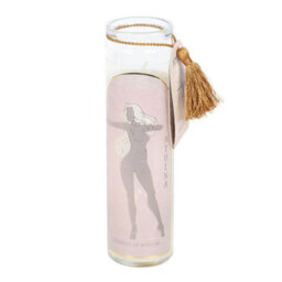 Athena Goddess Tube Candle With Clear Quartz Crystals - thumbnail 2