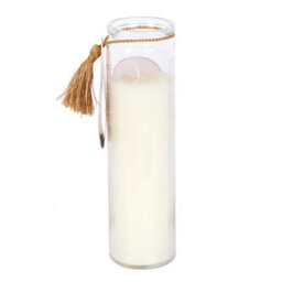 Athena Goddess Tube Candle With Clear Quartz Crystals - thumbnail 3