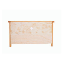 Cabinet Bits Lucca Waxed 1 Drawer Tv Cabinet Brass Cup Handle - thumbnail 8