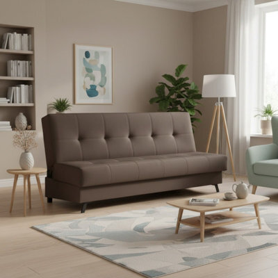 Enduro Xiii Sofa Modern Upholstered Living Room Sofa Comfortable And Stylish Available In Multiple Colors For Relaxing Light Brown - image 1