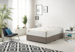Somnior Beds Somnior Tweed Coffee Memory Foam Divan Bed With Mattress And 2 Drawers- King - thumbnail 2