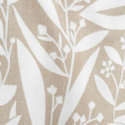 Catherine Lansfield Sorrel Leaf Reversible Double Duvet Cover Set With Pillowcases Natural - thumbnail 5