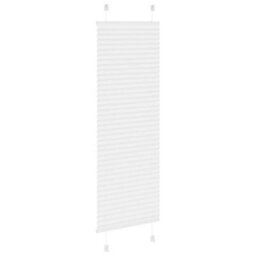 Berkfield Modern Pleated Blind White 40X100 Cm Fabric Width 39.4 Cm Polyester - thumbnail 4