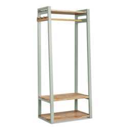 Statement Furniture Florence Sage Green Open Wardrobe With Shelves - thumbnail 9