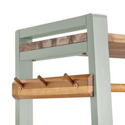 Statement Furniture Florence Sage Green Open Wardrobe With Shelves - thumbnail 7
