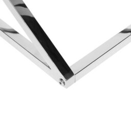 Beliani Coffee Table Beverly Glass Silver - thumbnail 6