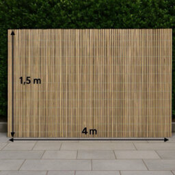 Uetian High Quality Bamboo Slate Decorative Panel (1.5M X 4M) Natural Wood Look Cladding For Home Office And Commercial Spaces - thumbnail 7
