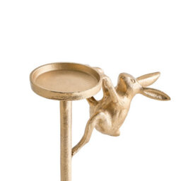Beliani Candle Holder Kosor Metal 25 Cm Gold - thumbnail 4